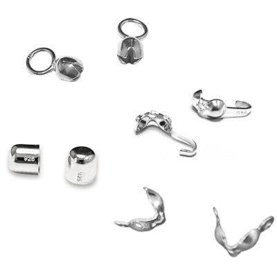 Endestykker i 925 sterling sølv