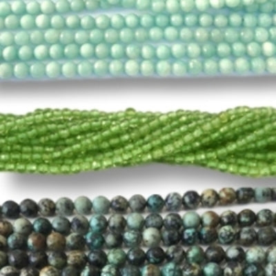 Grønne perlestrenge