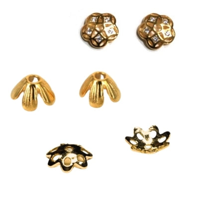 Perleskål i forgyldt 925 sterling sølv