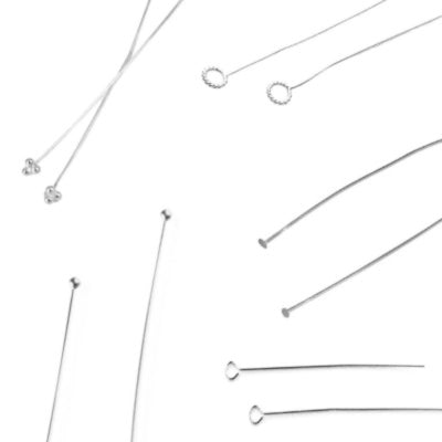 Perlestave i 925 sterling sølv