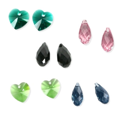 Swarovski krystal perler og vedhæng