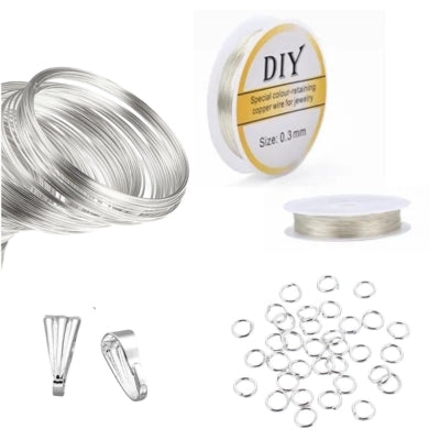 Tråd & øskner i forsølvet og stål