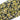 Matte grøn-gule turkis perler 2 mm – ca. 180 stk. på streng i naturlige nuancer