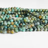 3 mm afrikansk turkis perler – Hel streng