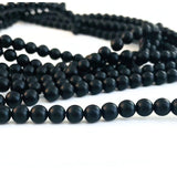 Mat sort onyx 6 mm - Hel streng