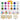 seed bead kit med mange farver