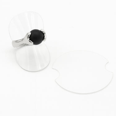 ringdisplay i klar plast