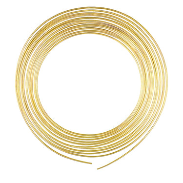 5 meter messingtråd, 1 mm tyk.