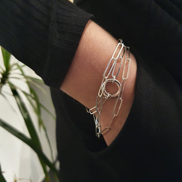 DIY - Kædearmbånd med lange led og ringlås