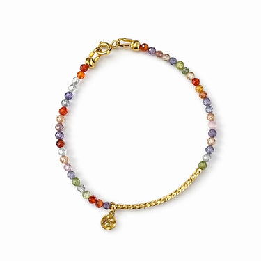 Inspirations DIY armbånd med små perler og vedhæng
