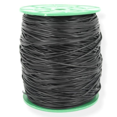 Sort gummisnøre 1,5 mm til smykker – metermål