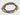 Gummiet er klippet i mindre stykker og trukket på wire så man kan have perler imellem