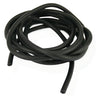 Gummisnor i sort med hul indre – 4 mm, 1 meter