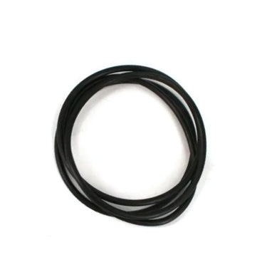 Sort gummi O-ring 60 mm – stor fleksibel ring til rå smykkedesigns
