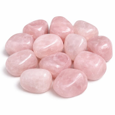rosenkvarts lommesten rosa natursten