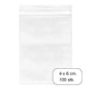 zip lock poser klare 40x60 mm, små plastposer med trykluk, poser til opbevaring af småting