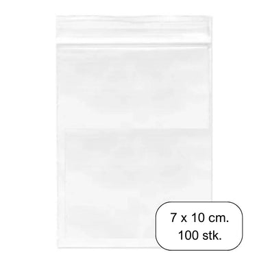 plastik lynlåsposer 7x10 cm, zip poser til opbevaring, små gennemsigtige poser med trykluk