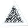 sølvgrå facetterede hæmatitperler 4 mm