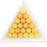 runde citron-gule jadeperler