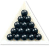 matte sorte onyx perler