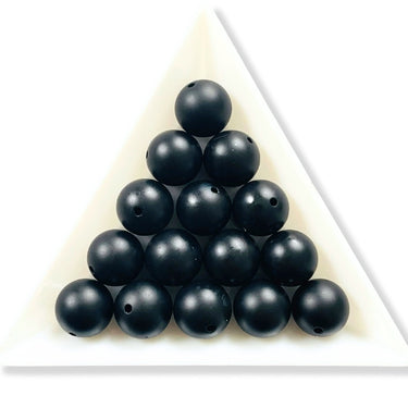 matte sorte onyx perler