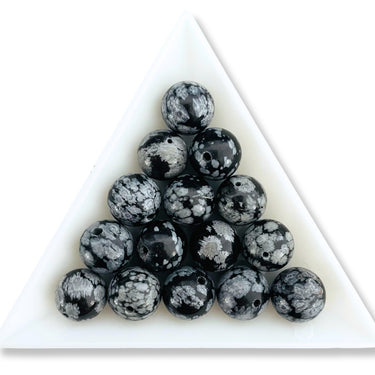 snowflake obsidian perler