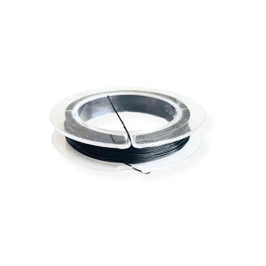 Sort smykkewire 0,38 mm – 10 meter til armbånd og halskæder