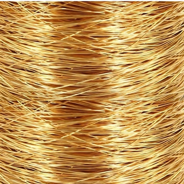 blød forgyldt sølvtråd 1 mm, guldbelagt smykketråd 50 cm, tråd til wire wrapping