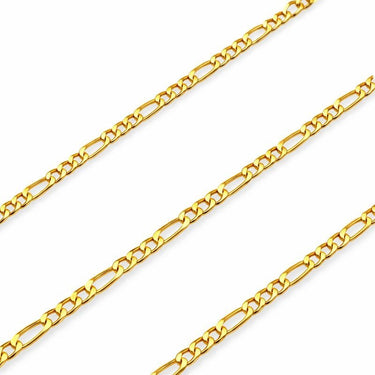 figaro kæde forgyldt sølv