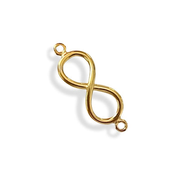 Uendelighedstegn i forgyldt 925 sterling sølv – til armbånd og halskæder