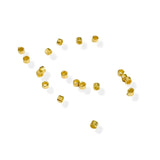 Forgyldte wireklemmer i sterling sølv 1,5 x 1 mm – 25 stk.