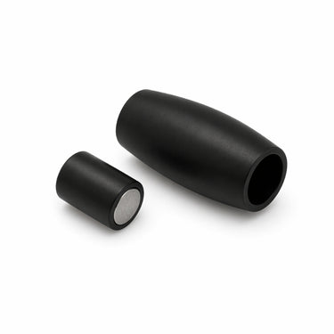 Mat sort magnetlås med et hul på 5 mm