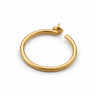 Fingerring med skål og stift til anboret perle