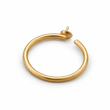 Fingerring med skål og stift til anboret perle