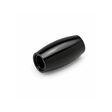 oval magnetlås i sort rustfri stål 3 mm