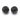 Blackplated perle med sorte cubic zirkonia 10 mm