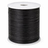 3 mm Sort rund lædersnøre – 50 meter rulle
