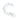 Hvid polyester knyttesnor 2 mm – 12 meter