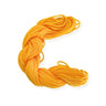 Knyttesnor i gul polyester – ca. 2 mm tykkelse, 16 meter