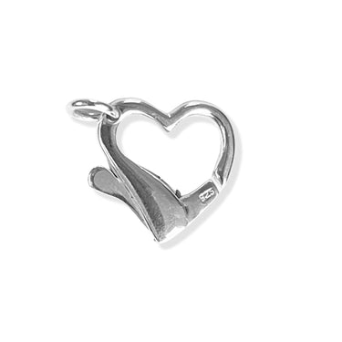 Stor hjerteformet karabinlås