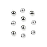 925 Sterling Sølvperler 3 mm, 10 stk.