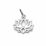925 Sterling sølv Lotusblomst vedhæng