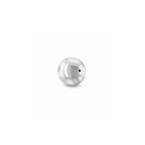 925 Sterling sølv, Anboret Sølvperle 6 mm