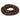 10 mm brune glasperler – hel streng på ca. 80 cm