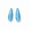 Sky Opal facetterede blå dråber, 6 × 16 mm