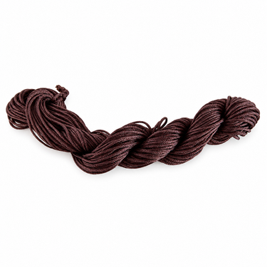 Brun knyttesnor 1 mm