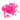 4 mm pink crackleperler på hvid baggrund