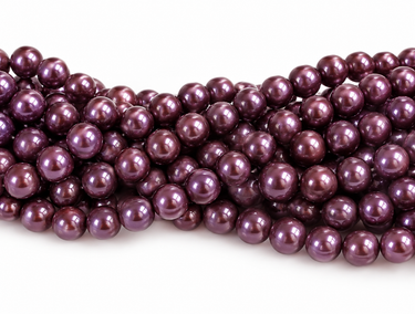 10 mm blommefarvede South Sea Shell perler - hel streng