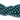 10 mm mørk petrol South Sea Shell perler - hel streng