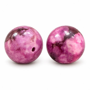 16 mm Sugilite perler - 2 stk.